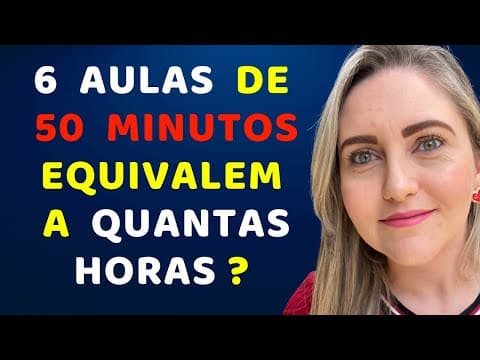 Thumbnail da aula: 🤔QUANTAS HORAS SERÃO ??? Matemática basica todo dia.📚🚀