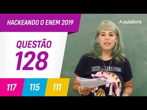 Thumbnail da aula: Enem 2019 | Química: Química Ambiental | Questão 128 (cinza)