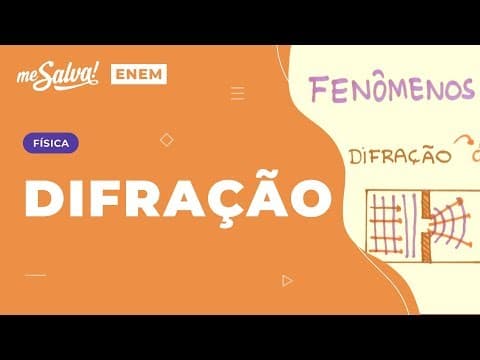 Thumbnail da aula: Difração das Ondas Aula 9 OND09
