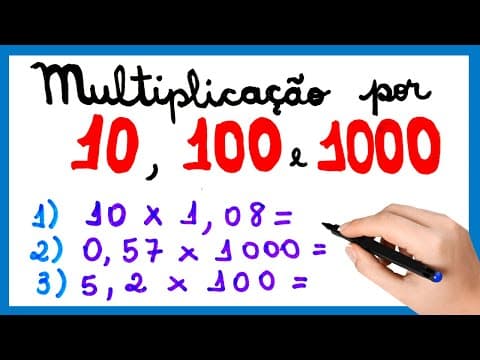 Thumbnail da aula: MULTIPLICAÇÃO POR 10, 100 e 1000. NÃO ERRE MAIS!!!!