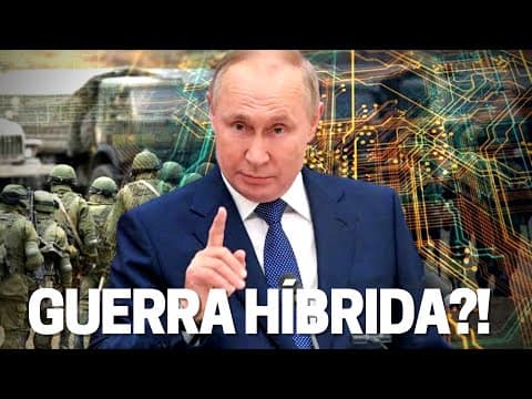 Thumbnail da aula: Ucrânia e Rússia estão em uma guerra híbrida!? Entenda o conceito… | Ricardo Marcílio