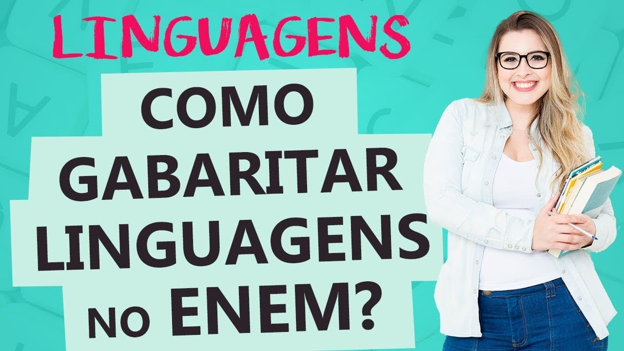 Thumbnail: GABARITE LINGUAGENS NO ENEM - AULA 1 - PROFA. PAMBA - PANORANA DA PROVA