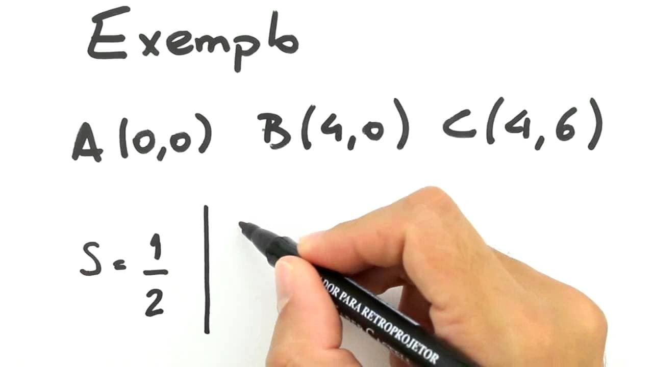 Thumbnail: Me Salva! GA33 - Área de uma região triangular em Geometria Analítica