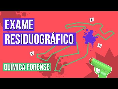 Thumbnail da aula: QUÍMICA FORENSE: exame residuográfico | Química para o Enem | Larissa Sousa Campos