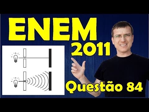 Thumbnail da aula: 84 - ENEM 2011 - Física - Ondulatória - Questão 84 resolvida (Caderno Azul) - Prof. Marcelo Boaro