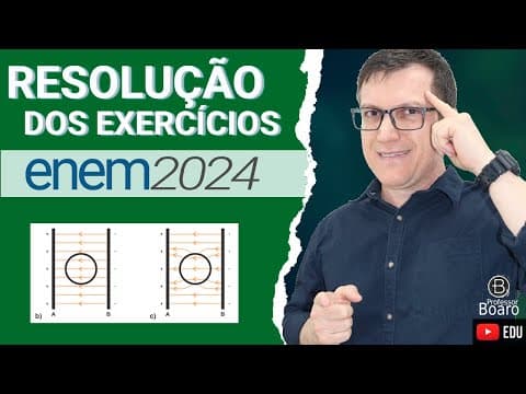 Thumbnail da aula: ENEM 2024 RESOLUÇÃO dos EXERCÍCIOS – (QUESTÃO 128 Caderno VERDE) Em um experimento de laboratório, d