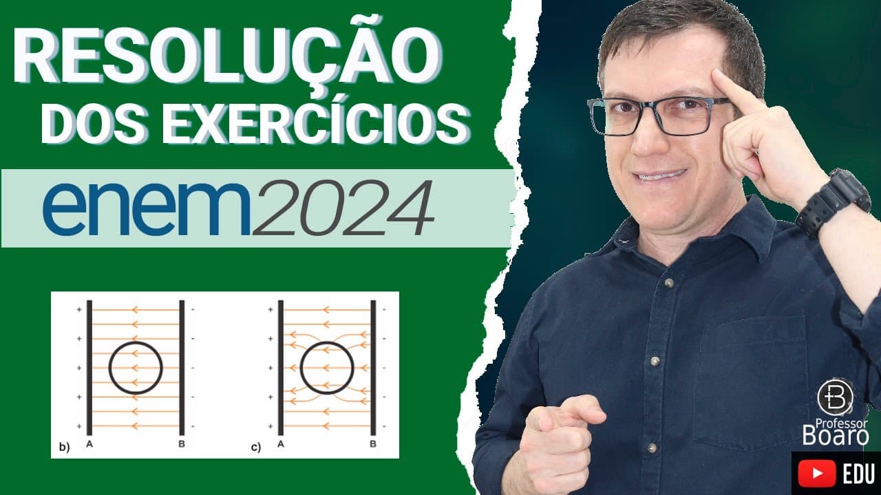 Thumbnail: ENEM 2024 RESOLUÇÃO dos EXERCÍCIOS – (QUESTÃO 128 Caderno VERDE) Em um experimento de laboratório, d