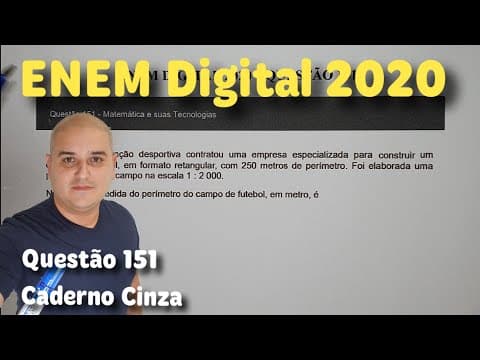 Thumbnail da aula: ENEM Digital 2020 - Questão 151 - Uma associação desportiva contratou uma empresa especializada