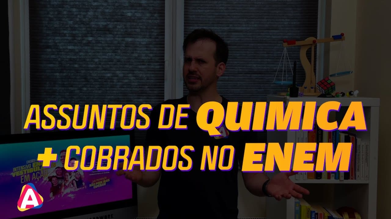 Thumbnail: Conteúdos de Química + cobrados no ENEM! | Intensivo de Química, Física, Biologia e Matemática