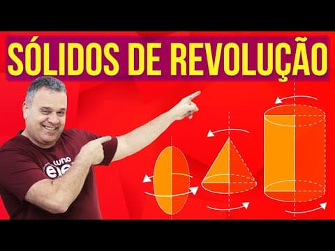 Thumbnail da aula: SÓLIDOS DE REVOLUÇÃO: CILINDRO, CONE E ESFERA | Resumo de Geometria para o Enem