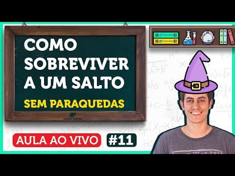 Thumbnail da aula: Segunda lei de Newton, Impulso e Quantidade de Movimento | Aula de Física | LIVE011