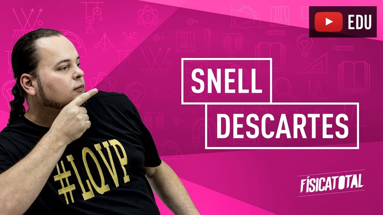 Thumbnail: Lei de Snell Descartes | Óptica Geométrica | ENEM e vestibulares