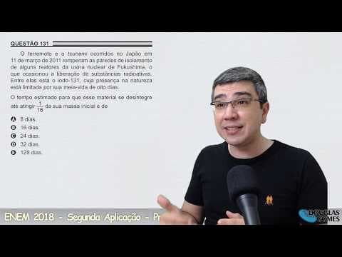 Thumbnail da aula: Resolução/correção ENEM 2018 Segunda aplicação Amarela 131