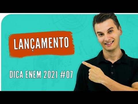 Thumbnail da aula: Lançamento Horizontal e Lançamento Oblíquo - DICA ENEM 2021 #07 – Bioexplica