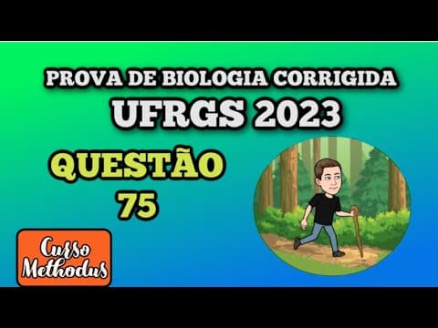 Thumbnail da aula: 75 de 2023 prova de biologia UFRGS 2023 - Em um artigo intitulado Frugivoria sustenta o ciclo do