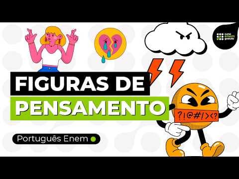 Thumbnail da aula: FIGURAS DE PENSAMENTO: ironia, antítese e mais | Português para Enem | Fernanda Souza