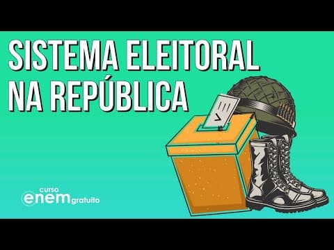 Thumbnail da aula: SISTEMA ELEITORAL NA REPÚBLICA | Resumo de História para o Enem