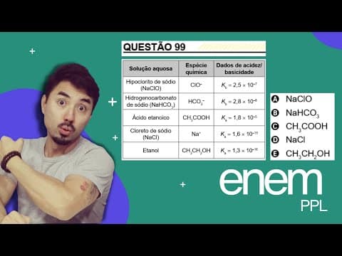 Thumbnail da aula: Questão 99 | ENEM PPL 2023 | O odor desagradável de peixe deve-se