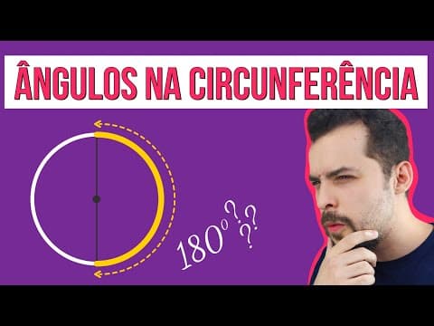 Thumbnail da aula: ÂNGULOS NA CIRCUNFERÊNCIA: ARCO E ÂNGULO INSCRITO. parte 1 | RESUMO DE MATEMÁTICA PARA ENEM