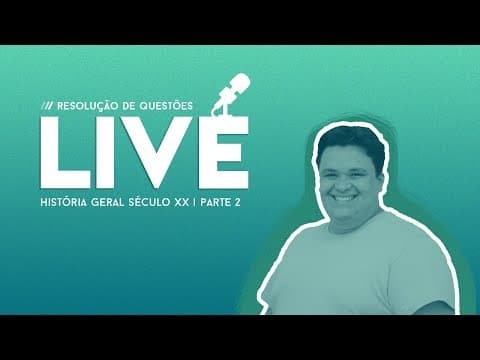 Thumbnail da aula: Resolução Questões UERJ| História Geral| Zuêra Histórica #22 | Parte 2