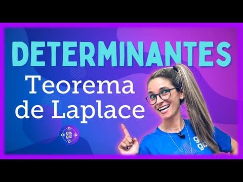 Thumbnail da aula: DETERMINANTES | TEOREMA DE LAPLACE |