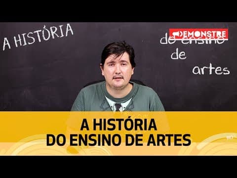 Thumbnail da aula: A história do ensino de artes no Brasil