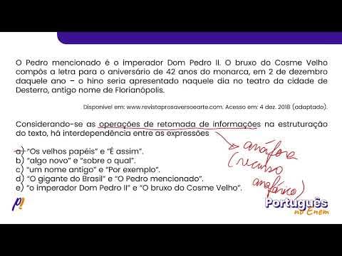 Thumbnail da aula: ENEM 2021 - ESTUDOS DO TEXTO | Os velhos papéis, quando não são consumidos pelo fogo, às vezes...