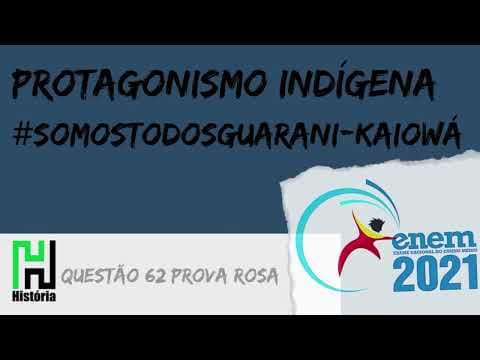 Thumbnail da aula: ENEM 2021 | História: Protagonismo Indígena (Questão 62 - Prova Rosa / Gabarito Comentado)