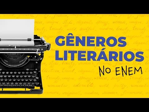 Thumbnail da aula: Acelere no ENEM - Gêneros Literários