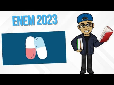 Thumbnail da aula: Enem 2023- Entre os medicamentos mais comuns consumidos para o alívio da dor está o ibuprofeno...