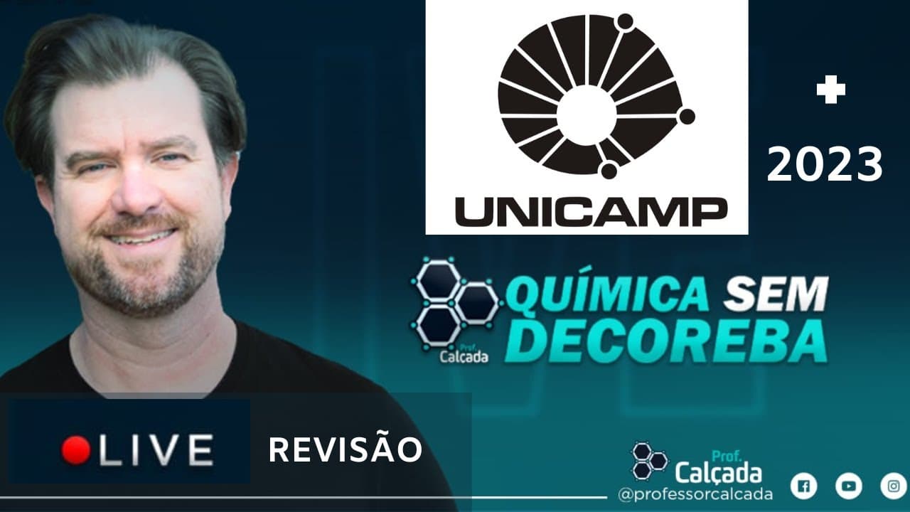 Thumbnail: UNICAMP 2023 - REVISÃO e DICAS da BANCA PDF na descrição!