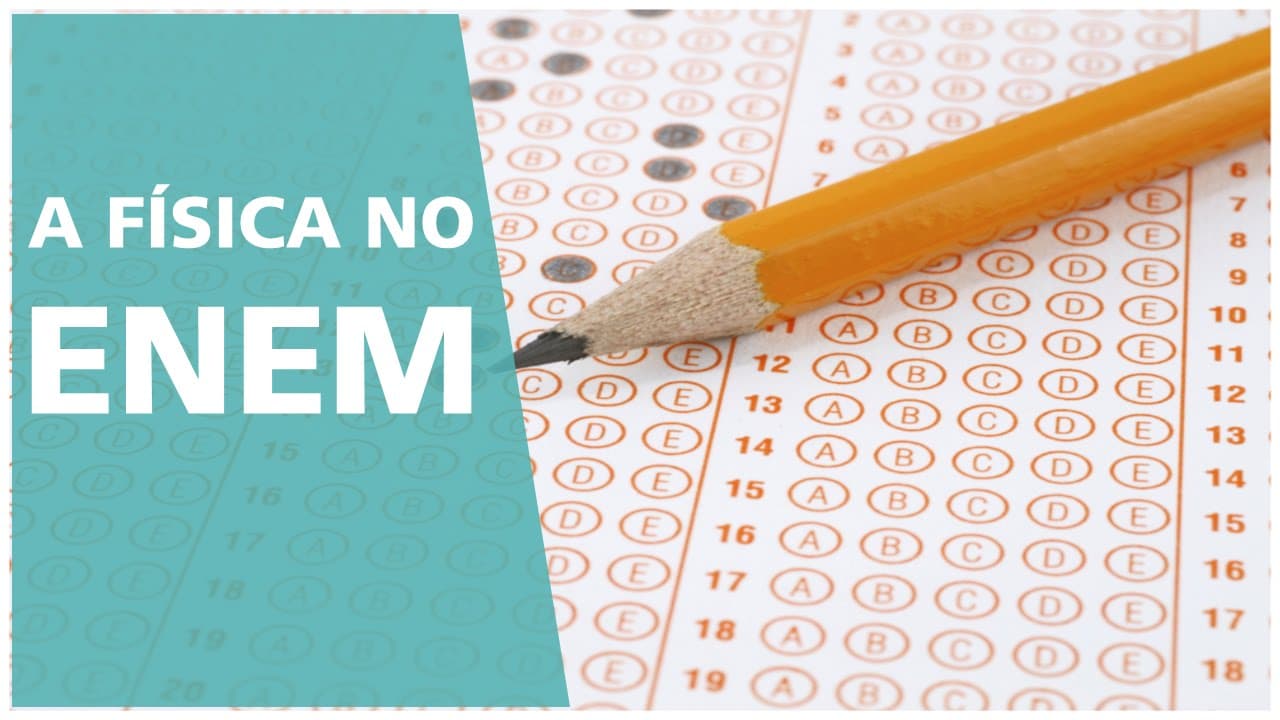 Thumbnail: A física no ENEM - Revisão em 60 episódios
