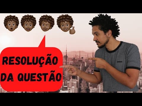 Thumbnail da aula: UNESP 2015 - A fotografia mostra um avião bombardeiro norte-americano B52 despejando bombas sobre