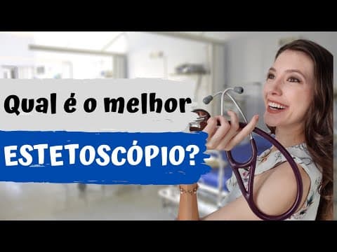Thumbnail da aula: Meu ESTETOSCÓPIO para a faculdade de MEDICINA - littmann ou rappaport?