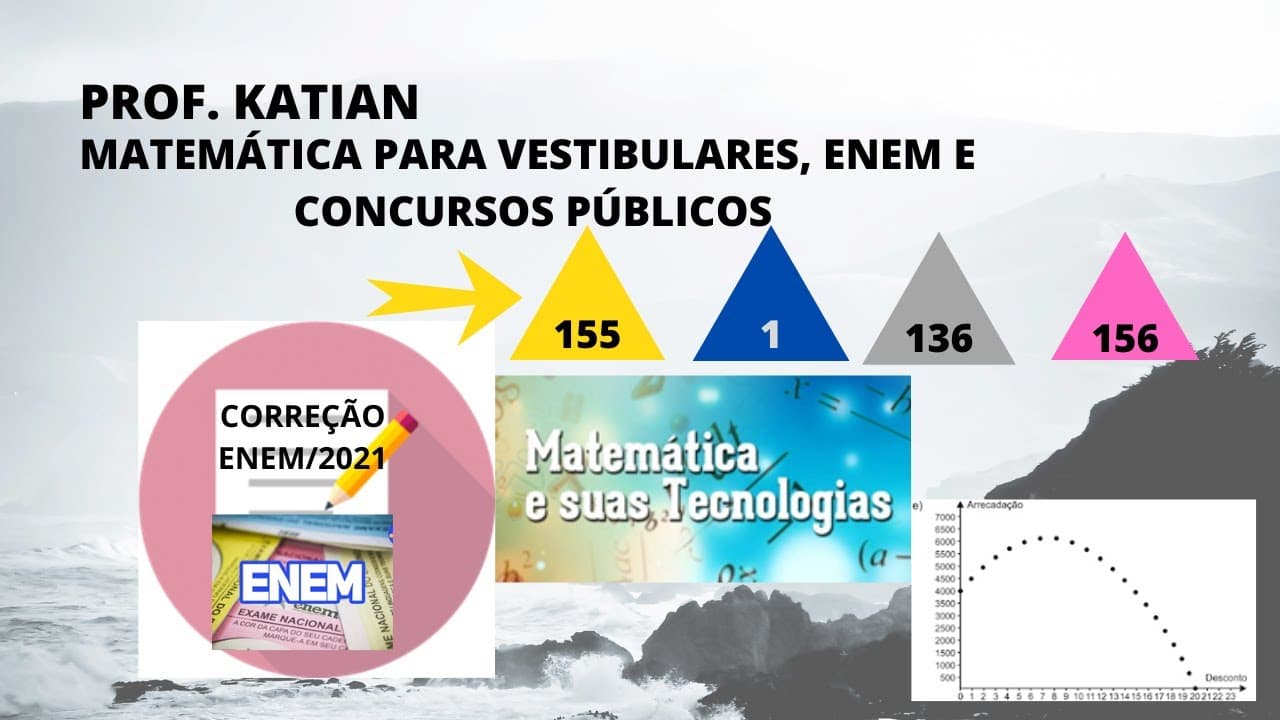 Thumbnail: RESOLUÇÃO ENEM 2021-QUESTÃO 155-CADERNO AMARELO - O administrador de um teatro percebeu que, com