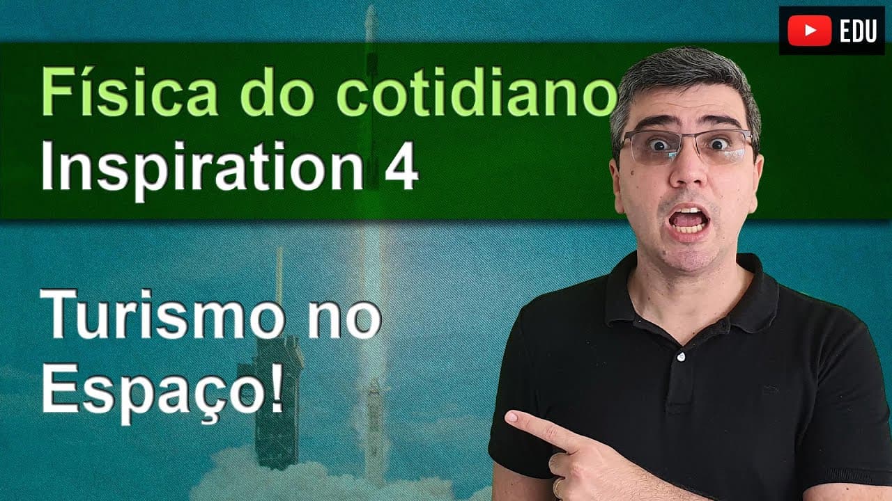 Thumbnail: Notícia e Aula | Física envolvida no lançamento da missão Inspiration 4