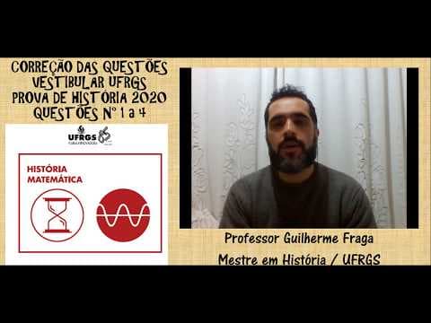 Thumbnail da aula: Correção do Vestibular UFRGS 2020 - Questões 1 a 4 da Prova de História