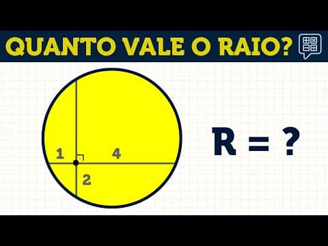 Thumbnail da aula: Desafio de GEOMETRIA PLANA: Calcule o RAIO! | Matemática: Circunferência e Potência de Ponto