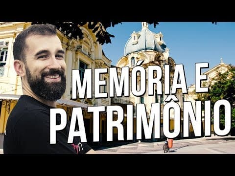 Thumbnail da aula: MEMÓRIA E PATRIMÔNIO | Prof. Marcelo Lameirão