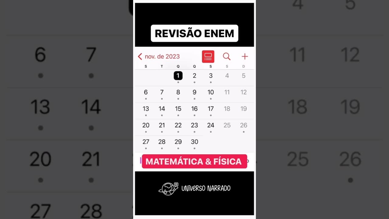 Thumbnail: O que fazer na reta FINAL do ENEM? #enem