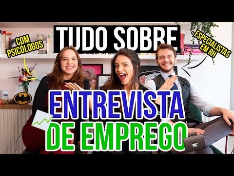 Thumbnail da aula: ✅COMO FAZER CURRÍCULO E OQ FALAR NA ENTREVISTA DE EMPREGO - COM PSICÓLOGOS DE RH