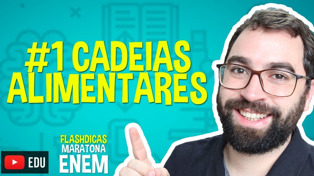 Thumbnail: Cadeias Alimentares - Flashdica #1 - Maratona Enem - Prof. Gui
