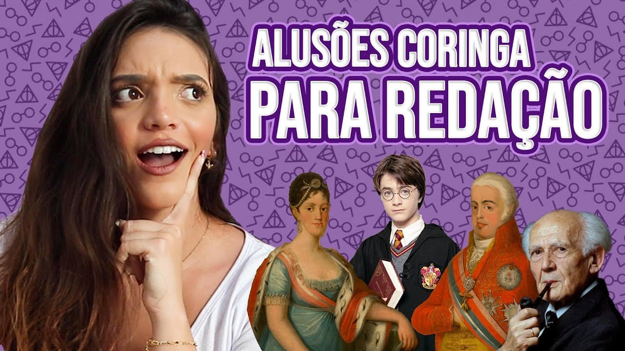 Thumbnail: đ„ 3 ALUSĂES PARA COLOCAR EM QUALQUER TEMA DE REDAĂĂO DO ENEM! (DĂ©bora Aladim)