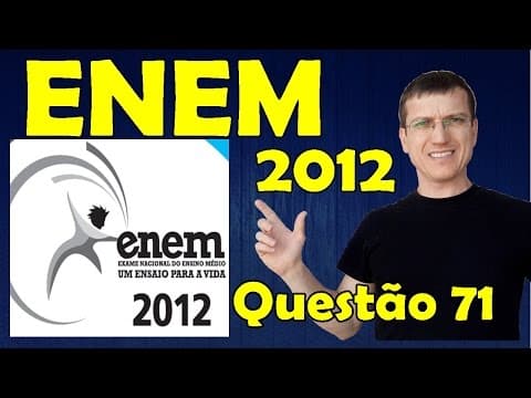 Thumbnail da aula: 71 - ENEM 2012 - Física - Mecânica - Questão 71 resolvida (Caderno Azul) - Prof. Marcelo Boaro