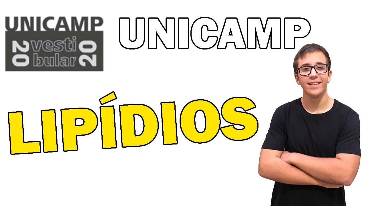 Thumbnail: Unicamp | Biologia Lipídios -Questão 10- Os lipídios têm papel importante na estocagem de energia