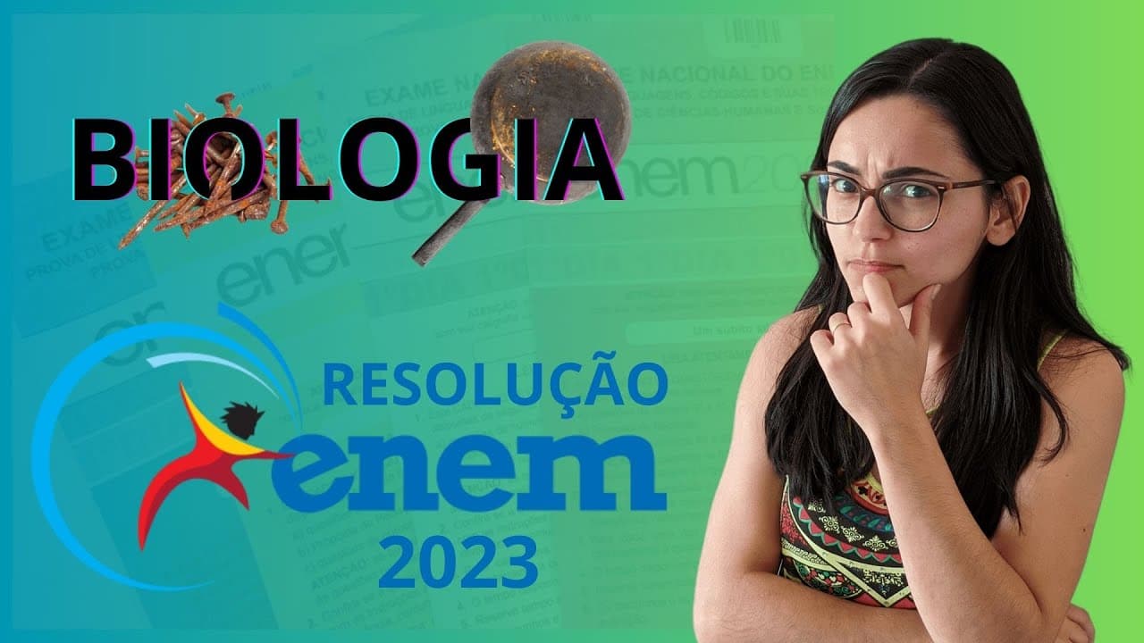 Thumbnail: RESOLUÇÃO ENEM 2023 | Os mais antigos cozinhavam o feijão na panela de ferro a fim de acabar com...