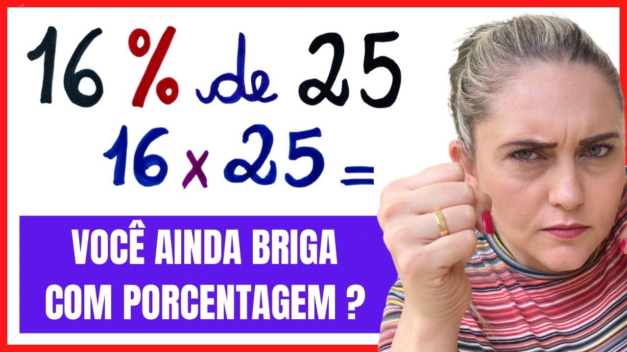 Thumbnail: DICA INCRÍVEL DE PORCENTAGEM!