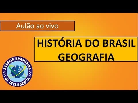 Thumbnail da aula: Aulão ao vivo de História do Brasil e Geografia para concursos públicos