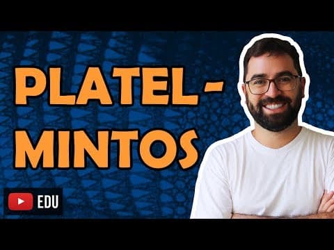 Thumbnail da aula: Platelmintos - Aula 10 - Módulo VI: Zoologia | Prof. Guilherme