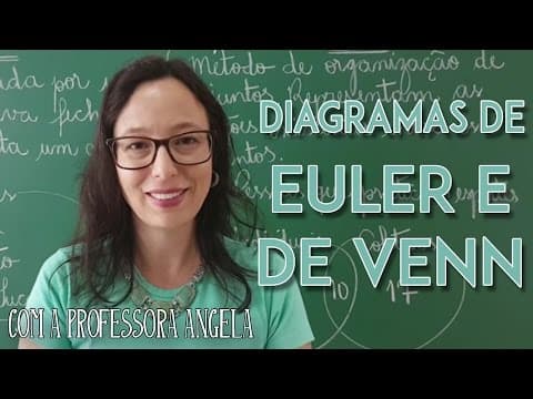 Thumbnail da aula: Diagramas de Euler e de Venn - Vivendo a Matemática - Professora Angela